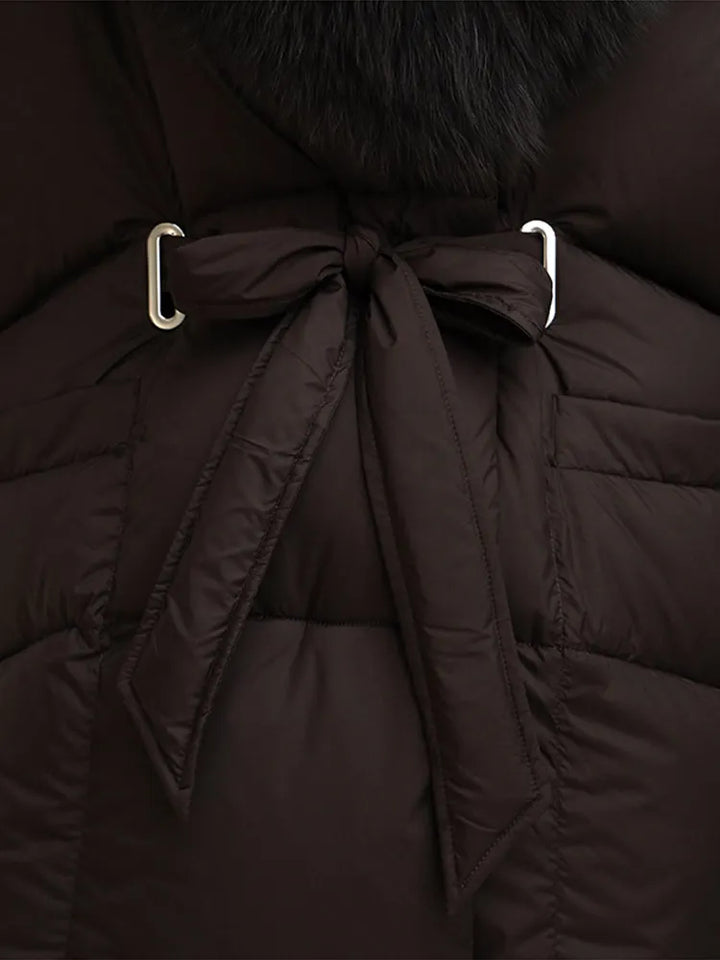 Women’s Faux Fur Collar Coat – Chic Batwing Sleeve Streetwear Jacket-HighTouch