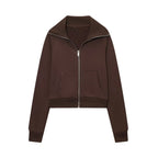 Women’s Fleece Jacket & High-Waisted Flared Pants – Autumn Set-HighTouch