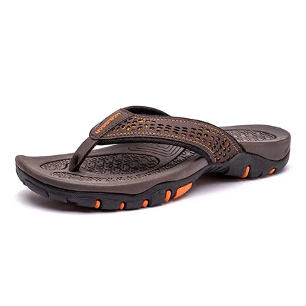Men’s Non-Slip Rubber Flip Flops – Lightweight & Quick-Dry Comfort