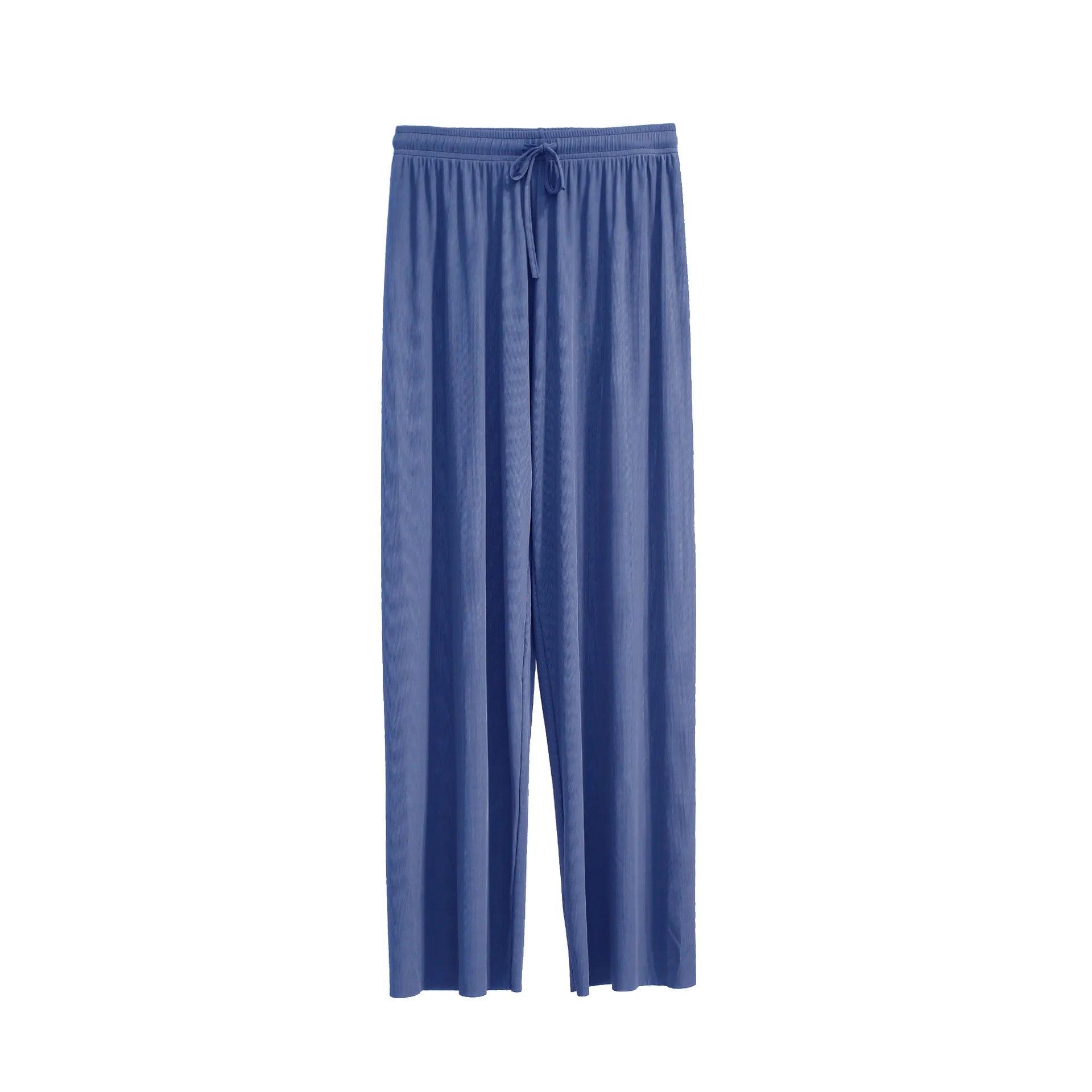 Summer Ice‑Silk Ankle‑Length Wide‑Leg Pants – Lightweight & Relaxed Fit