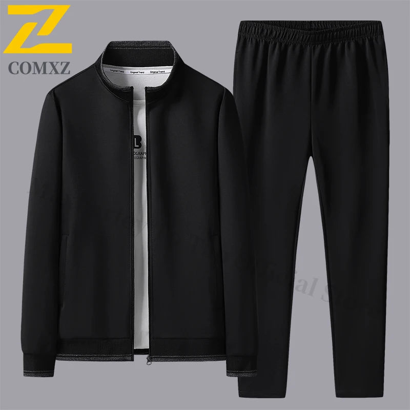 Heren sportjas met opstaande kraag