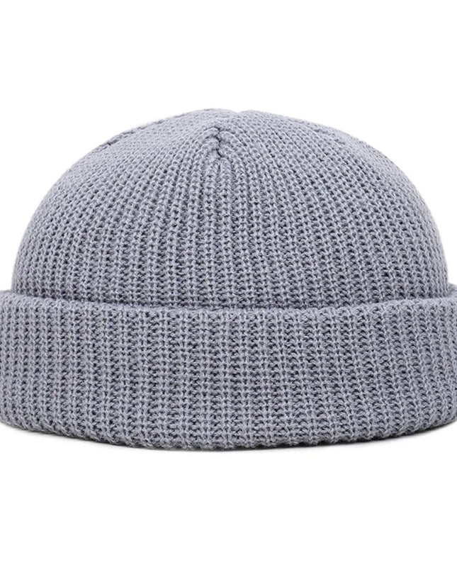 Luxury Winter Knit Beanie – Warm Short Skull Cap (Unisex)