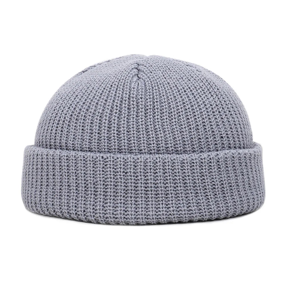 Luxury Winter Knit Beanie – Warm Short Skull Cap (Unisex)-HighTouch