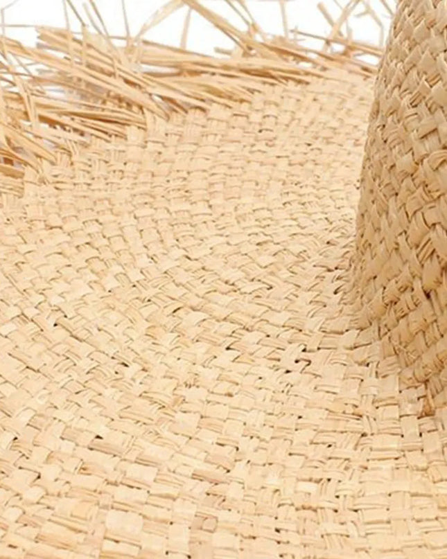 Women’s Wide‑Brim Floppy Straw Beach Hat