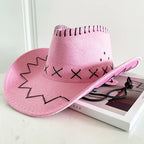 Bride Embellished Cowgirl Hat – Wide-Brim Bridal Fedora-HighTouch