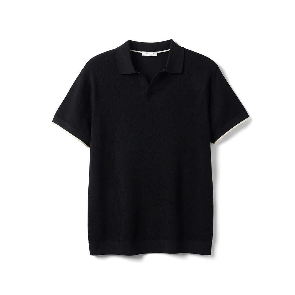 Summer Polo T-Shirts Men Tops Knit Short Sleeve-HighTouch