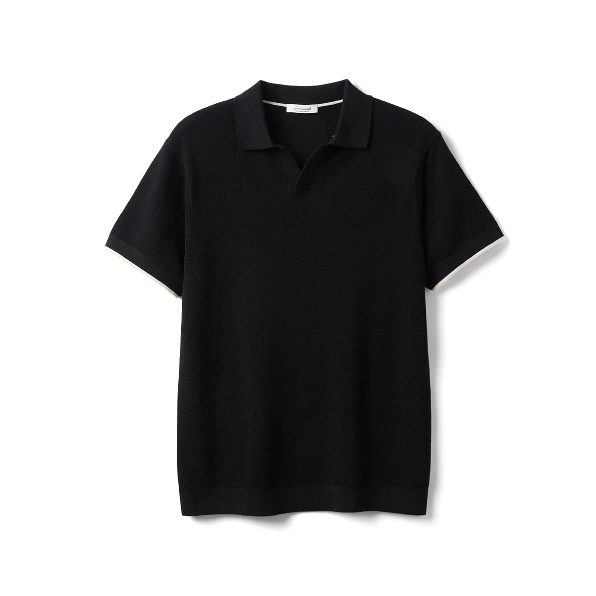 Summer Polo T-Shirts Men Tops Knit Short Sleeve-HighTouch