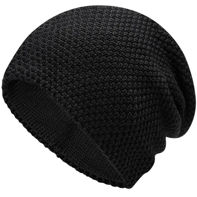 Big Size Knit Winter Beanie for Men & Women