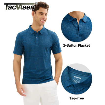 TACVASEN | Men’s Summer Casual Polo Shirt