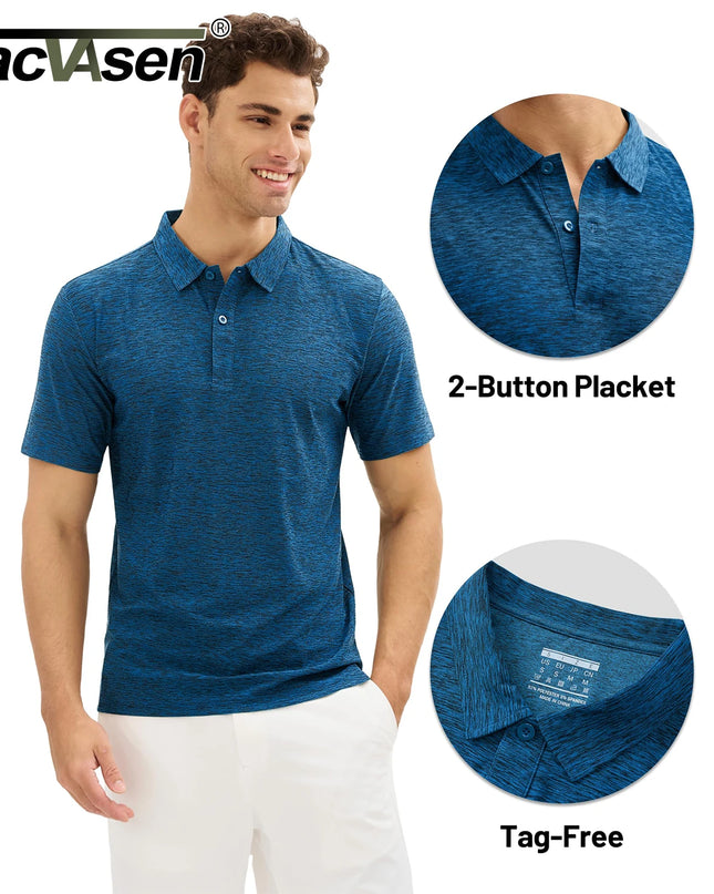 TACVASEN | Men’s Summer Casual Polo Shirt