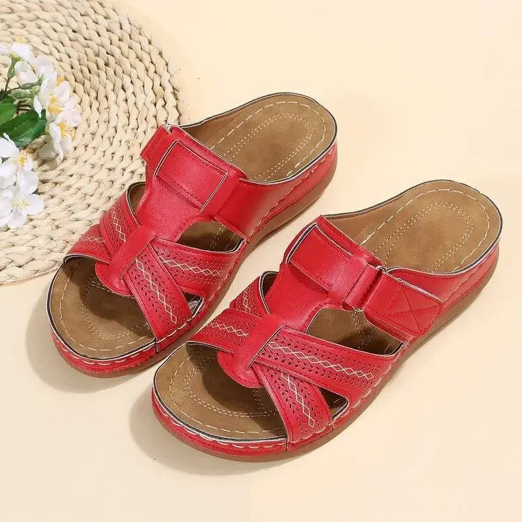 Orthopedic Wedge Platform Sandals Women-HighTouch