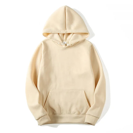 Unisex Solid-Colour Hoodie