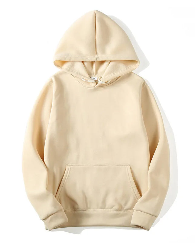 Unisex Solid-Colour Hoodie