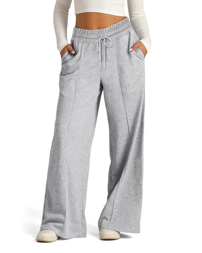 Loose Straight-Leg Sweatpants