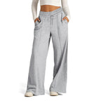 Women Loose Straight Leg Sweatpants Casual Lounge Pants-HighTouch