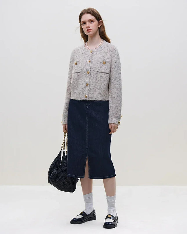 Wool Knit Vest Women