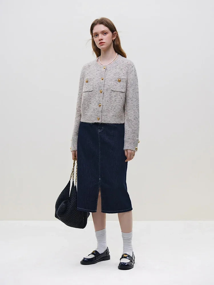 Wool Knit Vest Women