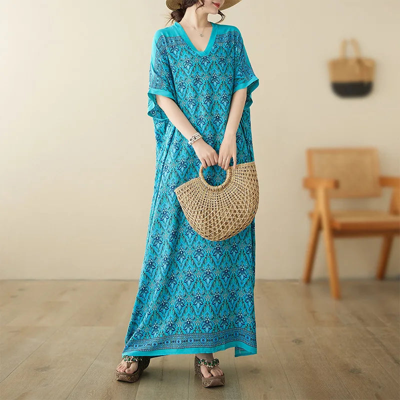 Bohemian Ethnic Summer Dress – Vintage Loose Streetwear