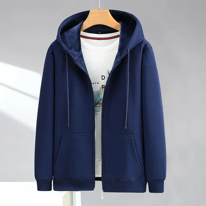 Big & Tall Zip-Up Hoodie Men-HighTouch