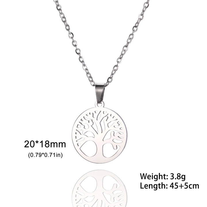 Skyrim Tree of Life Zircon Pendant Necklace-HighTouch