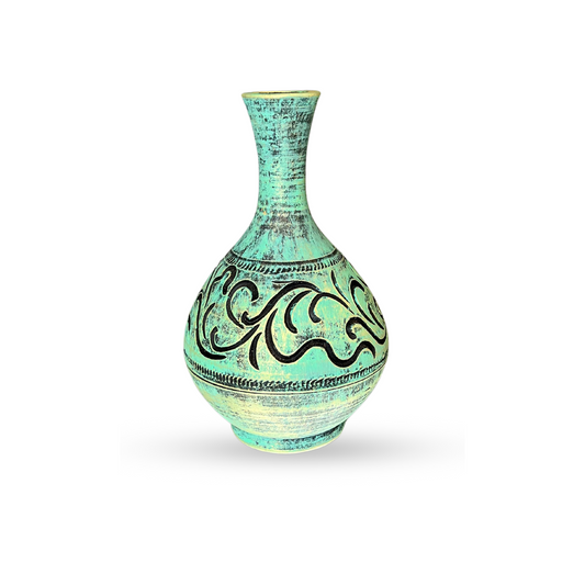 Sea Green Bottle Vase