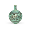 Sea Green Ceramic Bottle Vase