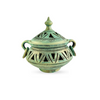 Sea Green Ceramic Lidded Pot