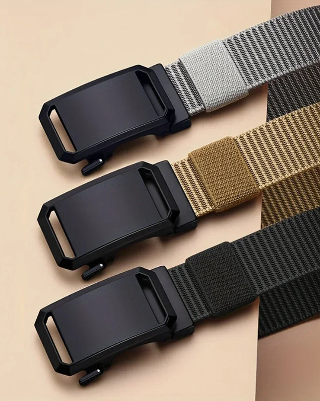 Automatic Buckle Canvas Tactical Belt
