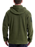 Tactical Hooded Fleece Jacket Men – Warm Military Multi-Pocket Winter Coat-HighTouch