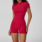 Women High Waist Yoga Set 2 Piece Fitness Gym Wear-HighTouch