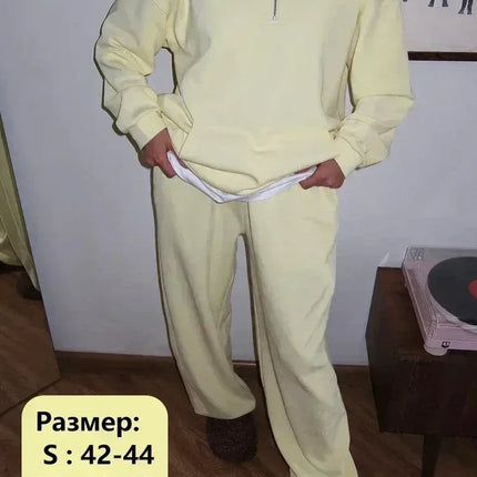 Women’s Cotton Oversize Tracksuit Set