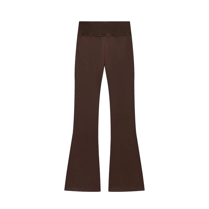 Women’s Fleece Jacket & High-Waisted Flared Pants – Autumn Set-HighTouch