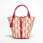 Luxury PVC Jacquard Shoulder Bag Women-HighTouch