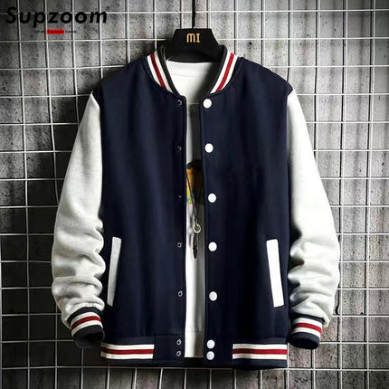 Supzoom Men’s Fleece Bomber Jacket