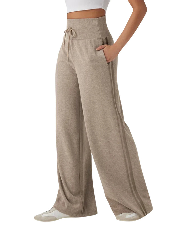Women’s High-Waisted Wide-Leg Sports Pants