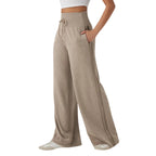 Women’s High-Waisted Wide-Leg Sports Pants-HighTouch