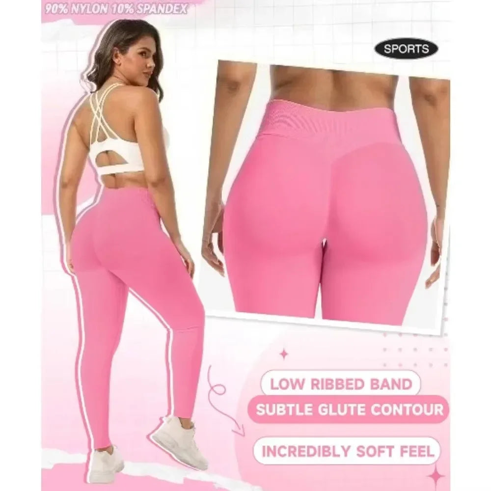 Women’s High-Waisted Seamless Hip-Lifting Yoga Leggings – Summer Fast-Dry Fit-HighTouch