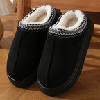 New Fluffy Slippers Women House Flats Fashion Plush Winter Designer Shoes-HighTouch