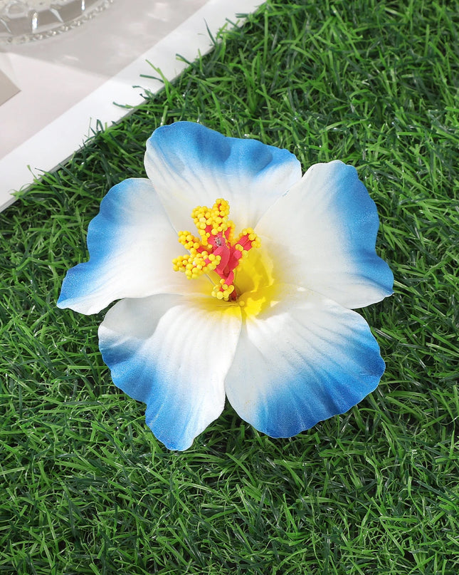 AWAYTR Bohemian Hawaiian Flower Hair Clip – Romantic Side Bash Clip for Women & Girls
