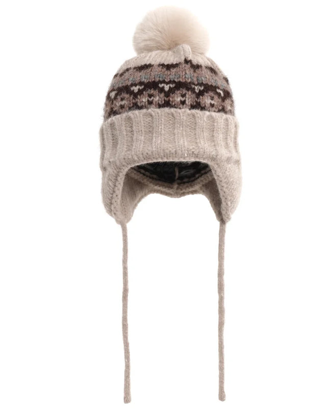 Fashionable Women's Winter Beanie with Pom-Pom