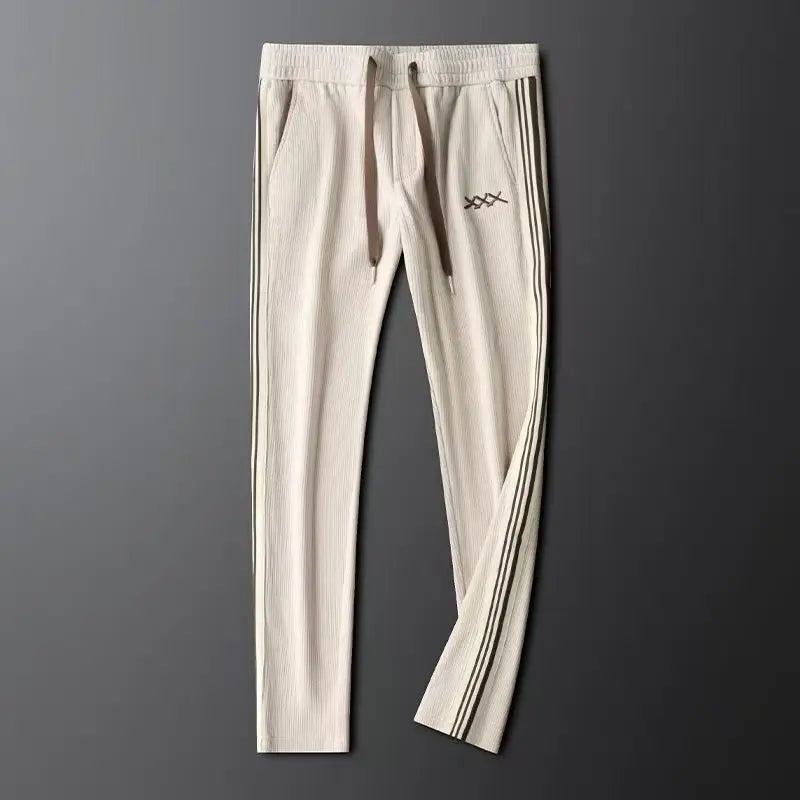 Men’s Warm Zip-Up Sports Set – Two-Piece Jacket & Pants