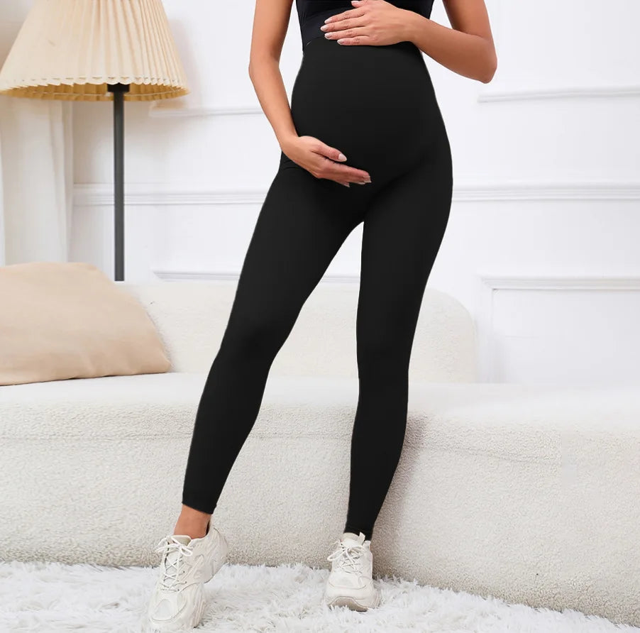 Butterluxe Maternity Leggings Over Belly Soft Yoga All Season