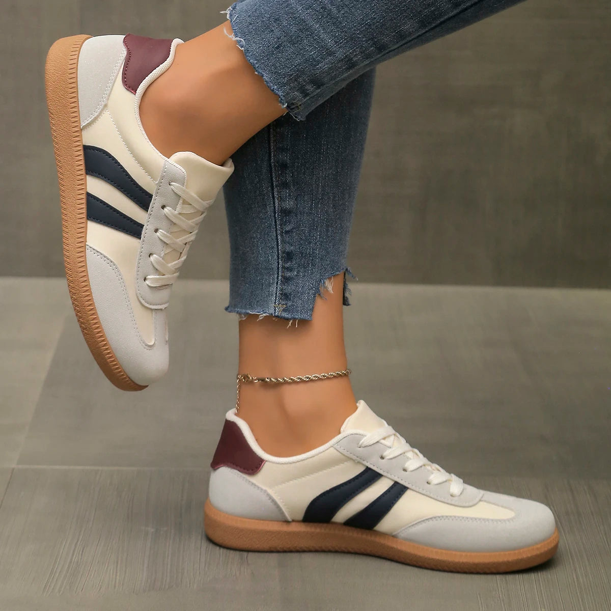 Luxury Soft Slip-On Flat Shoes – Womens Sneakers