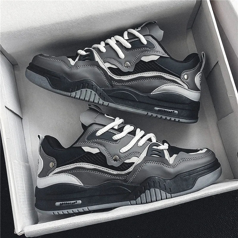 Men’s Vulcanized Platform Shoes-HighTouch