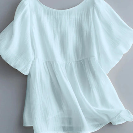 Square Neck Puff Sleeve Blouse