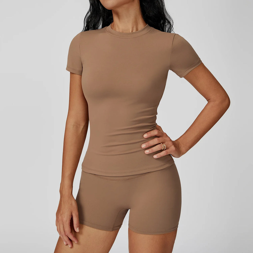 Women High Waist Yoga Set 2 Piece Fitness Gym Wear-HighTouch