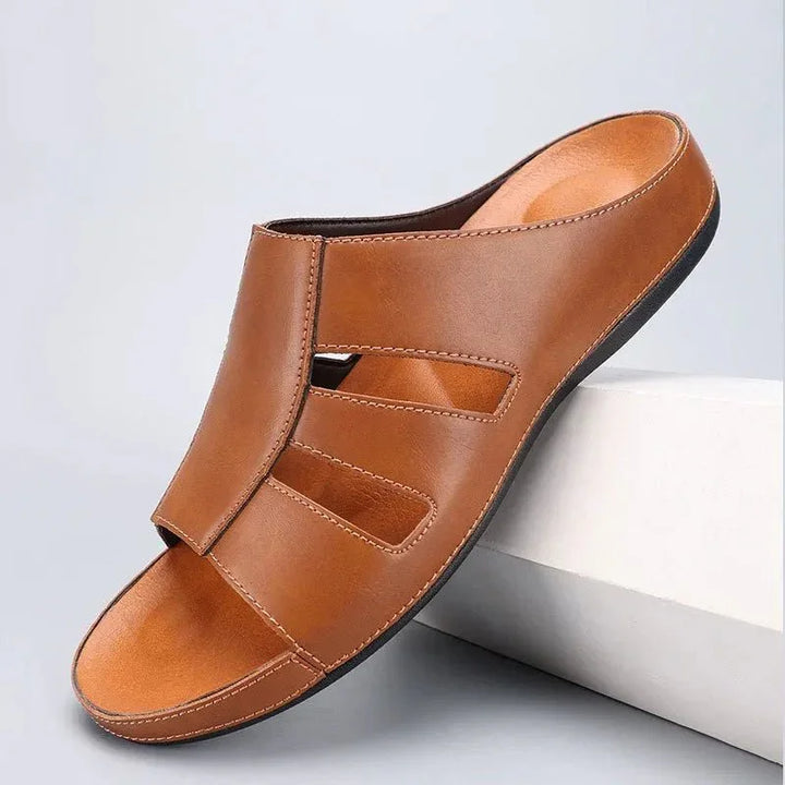 Men’s Gladiator Strap Slides with Cushioned Footbed