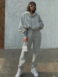 Women’s Fleece Tracksuit Set – Soft Hoodie & Jogger Pants for Cozy Style