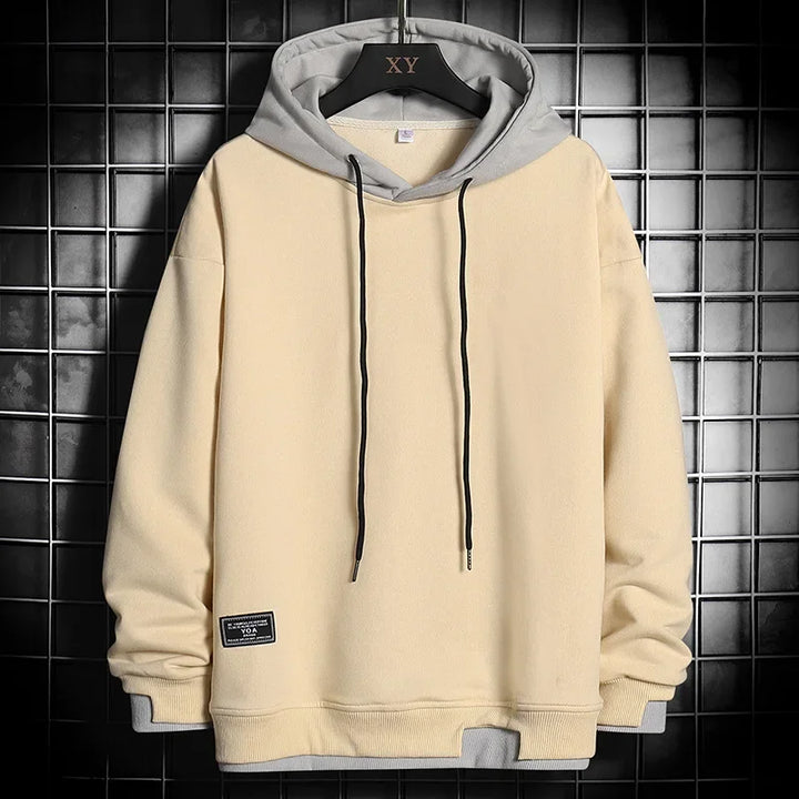 Men’s Harajuku-Style Oversized Hoodie – Bold Streetwear Pullover-HighTouch