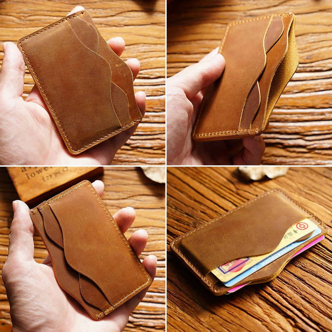 Slim Leather Bifold Wallet-HighTouch